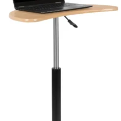 Emma And Oliver Sit To Stand Mobile Laptop Computer Desk - Portable Rolling Standing Desk -Furni Style Shop GUEST cda985ec f7c8 46f9 911a cb46266586b8