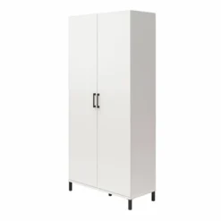 36" Vario 2 Door Wide Storage Cabinet White - Room & Joy -Furni Style Shop GUEST cfc7c140 2f55 4ced 8d8f f2c39bd15278