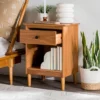 Stiva Classic Mid-Century Modern 1 Drawer Nightstand - Saracina Home -Furni Style Shop GUEST d0ac9521 2736 469e a184 e2d227c8cc21