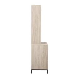 64.12" Orin Modern 2 Door Bookshelf Hutch - Saracina Home -Furni Style Shop GUEST d0dc608a ef80 4ec9 9a37 4650787193f3