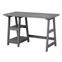 Designs2Go Trestle Desk With Shelves - Breighton Home -Furni Style Shop GUEST d3c35582 9cbe 4d8b 93b4 313574d1e5e3