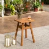 Slatted Chevron Acacia Wood Patio Side Table - Saracina Home 1 Slatted Chevron Acacia Wood Patio Side Table - Saracina Home -Furni Style Shop GUEST d44d0aa1 a5a2 44dc b5e2 bab9e1646905