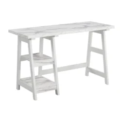 Designs2Go Trestle Desk With Shelves - Breighton Home -Furni Style Shop GUEST d501b696 da52 4e76 855b fce373e8d2ae