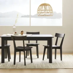 Set Of 2 Bombelli Modern Dining Chair Black - Threshold™ -Furni Style Shop GUEST d849b147 7847 4ae6 9e1d 818ca4a41883
