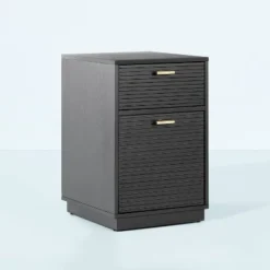 Grooved Wood 2-Drawer Vertical Filing Cabinet - Hearth & Hand™ With Magnolia -Furni Style Shop GUEST e034e7e0 1c84 4379 8caa e39d0a79a977