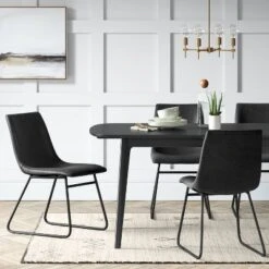 Bowden Faux Leather Dining Chairs - Thresholdâ˘
