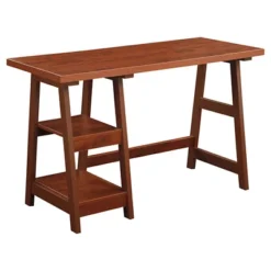 Designs2Go Trestle Desk With Shelves - Breighton Home -Furni Style Shop GUEST e9cc924e 4291 4243 ac31 220955c22f8e