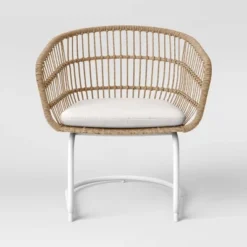 Southport 3pc Motion Patio Chat Set With Metal Legs - Natural/White - Opalhouse™ -Furni Style Shop GUEST ea1d8bdf f36f 42af a1fd 69e5c21c1649