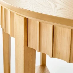 Thousand Oaks Wood Scalloped Demilune Console Table - Threshold™ Designed With Studio McGee -Furni Style Shop GUEST eb35aaa8 f7c8 4881 b5d1 f85e53b2ca90