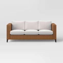 Brookfield Steel Wicker Patio Sofa - Light Brown - Threshold™ 9 Brookfield Steel Wicker Patio Sofa - Light Brown - Threshold™ -Furni Style Shop GUEST ecddb06f 73a0 4fdd 8f53 dd5afcb1901d