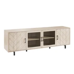 Vik Modern Boho 4 Door Herringbone TV Stand For TVs Up To 80" - Saracina Home 12 Vik Modern Boho 4 Door Herringbone TV Stand For TVs Up To 80" - Saracina Home -Furni Style Shop GUEST ed5d16ce 4150 442b 90cb a64eda002eff