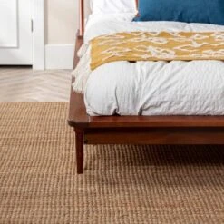 Boho Solid Wood Spindle Platform Bed - Saracina Home -Furni Style Shop GUEST eddd6fd7 e683 4a43 ab14 7eb5a52e69b7