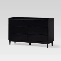 Mid-Century Modern Solid Wood 6 Drawer Double Dresser - Saracina Home 27 Mid-Century Modern Solid Wood 6 Drawer Double Dresser - Saracina Home -Furni Style Shop GUEST f28737c7 21cc 4ac1 a20c e0fb2c873759