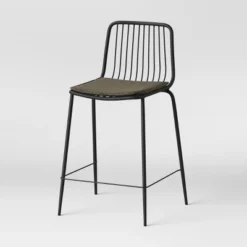 Set Of 2 Sodra Rounded Seat Wire Counter Height Barstool Black - Threshold™ -Furni Style Shop GUEST f3977ede cee1 4f10 9a89 a9cc685fe28a