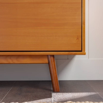 Solid Wood Mid-Century Modern TV Stand For TVs Up To 80" - Saracina Home 8 Solid Wood Mid-Century Modern TV Stand For TVs Up To 80" - Saracina Home - Image 6