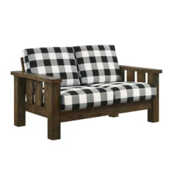 Jovie Gingham Rustic Loveseat - HOMES: Inside + Out -Furni Style Shop GUEST f87e61c3 1921 4258 978a 97d7b894f3c6