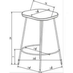 Metal Base Counter Height Barstools With Wood Seat Brown - Threshold™ Designed With Studio McGee 11 Metal Base Counter Height Barstools With Wood Seat Brown - Threshold™ Designed With Studio McGee -Furni Style Shop GUEST fc6ba567 7d0a 4f6c a2d1 6fb42b1cfa64