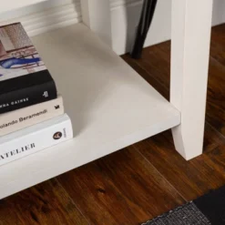 48" Farmhouse Solid Wood 2 Drawer Buffet White - Saracina Home -Furni Style Shop GUEST fca06093 76ee 4361 a9c1 7bd02fcca42c