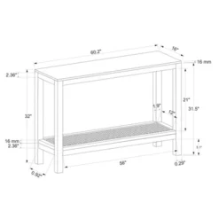 Console Table With Woven Rattan Shelf Black - Threshold™ Designed With Studio McGee 23 Console Table With Woven Rattan Shelf Black - Threshold™ Designed With Studio McGee -Furni Style Shop GUEST fd806213 5ef7 492e a065 be15b39cc53e