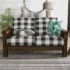 Jovie Gingham Rustic Loveseat - HOMES: Inside + Out -Furni Style Shop GUEST fead4da2 15b5 433c 93d7 058e1d0967b2